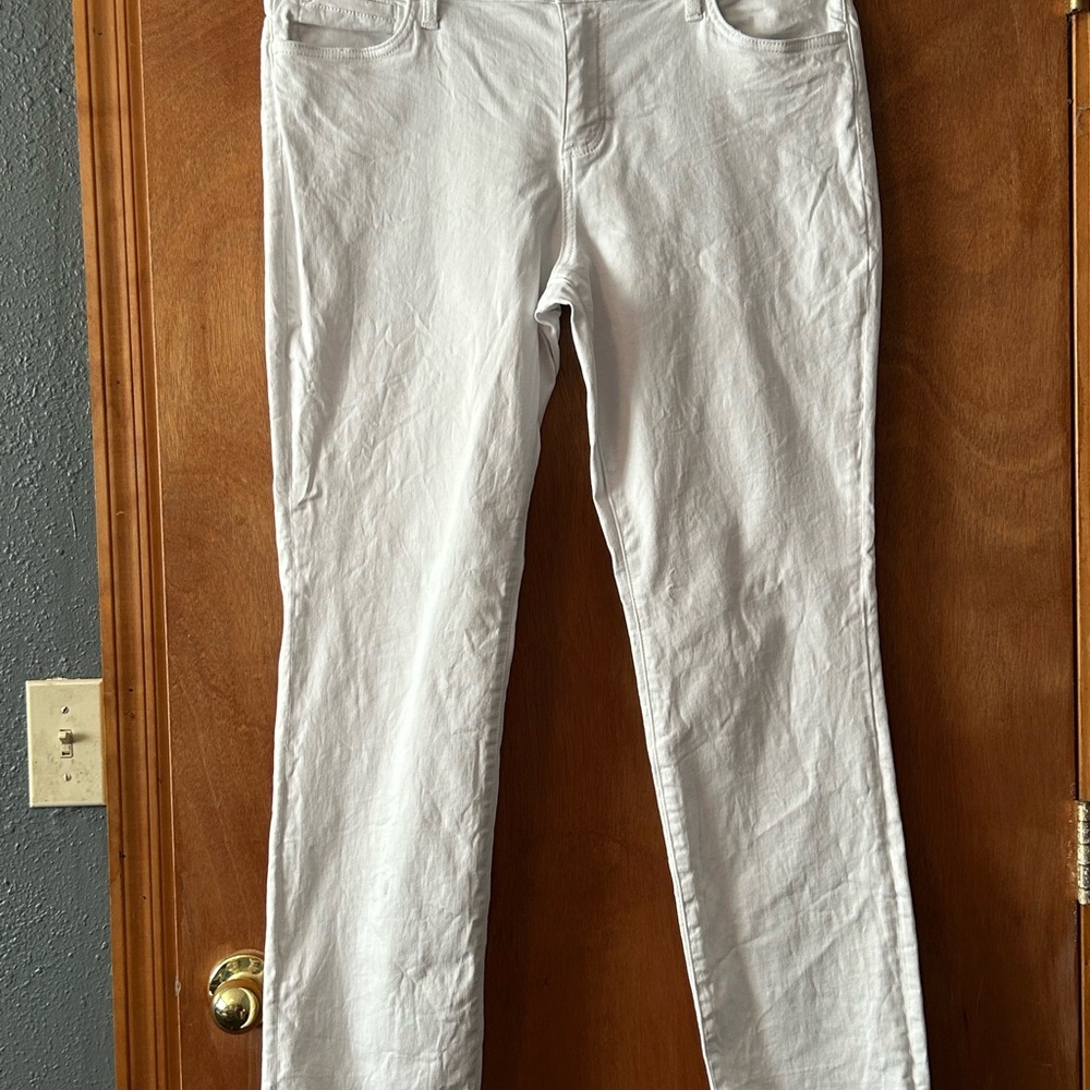 Kut from the Kloth Women's Boyfriend White Jeans